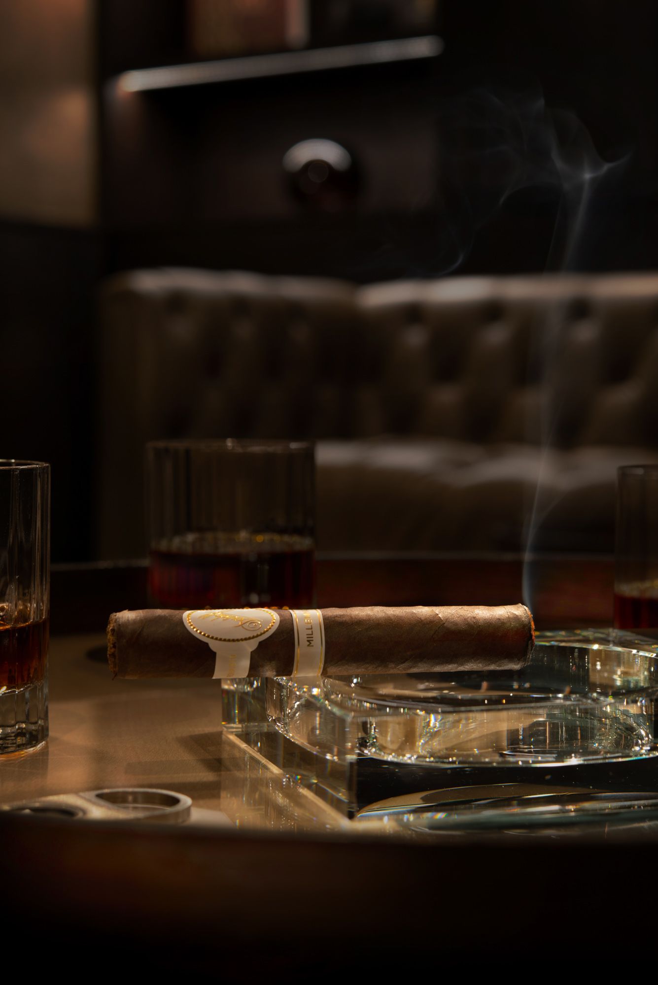 a cigar at the CLUB PIERRE CHARRON 