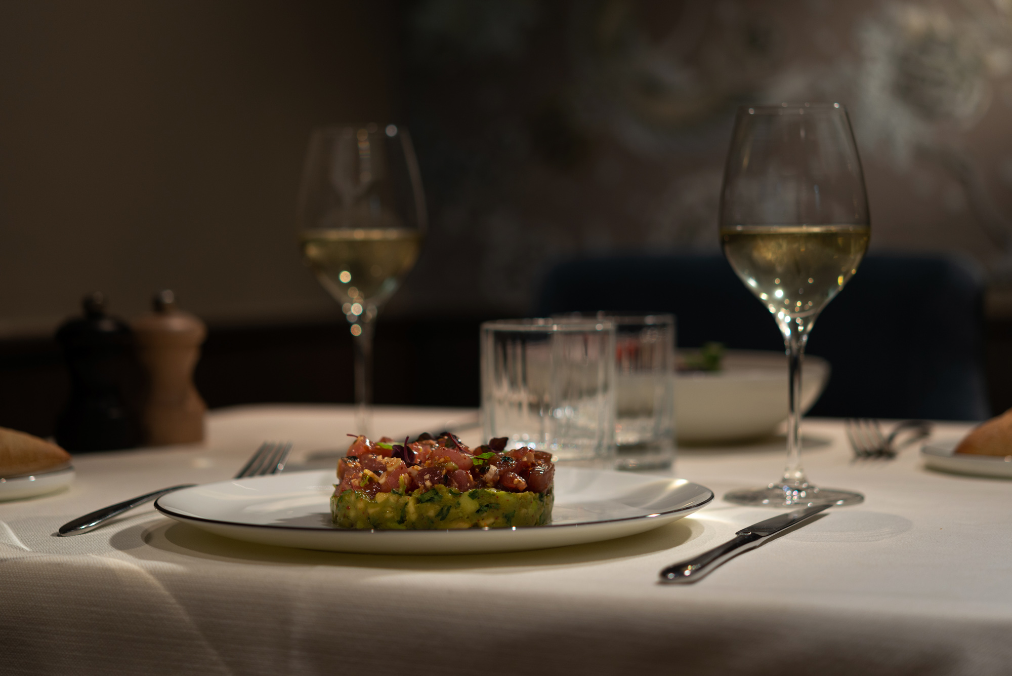 tartare tuna and guacamole from Club Pierre Charron