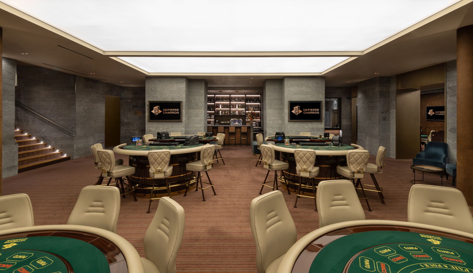 Main Gambling Room at Club Pierre Charron