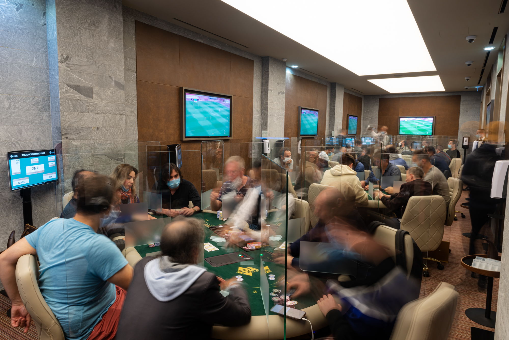 salle de poker du Club Pierre Charron