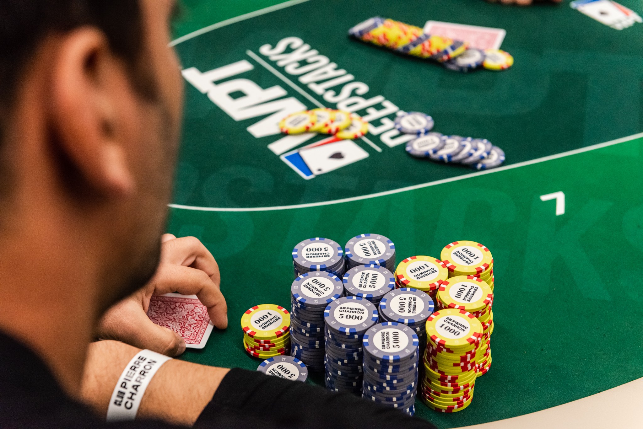 Jetons de poker au WPT DEEPSTACKS PARIS 2020