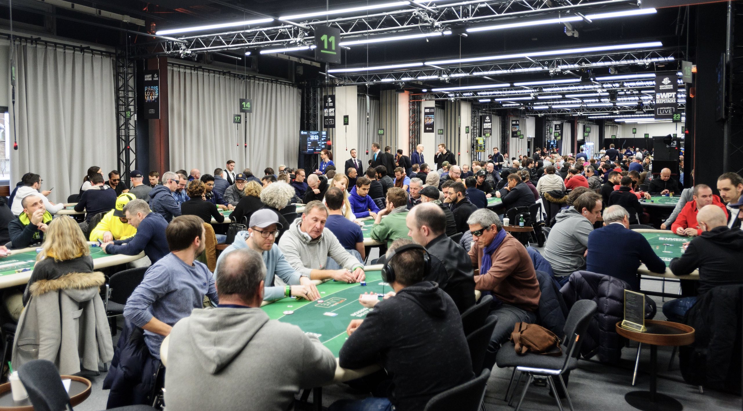 WPTDeepstacke Paris 2020 Poker Room at Palais des Congrès