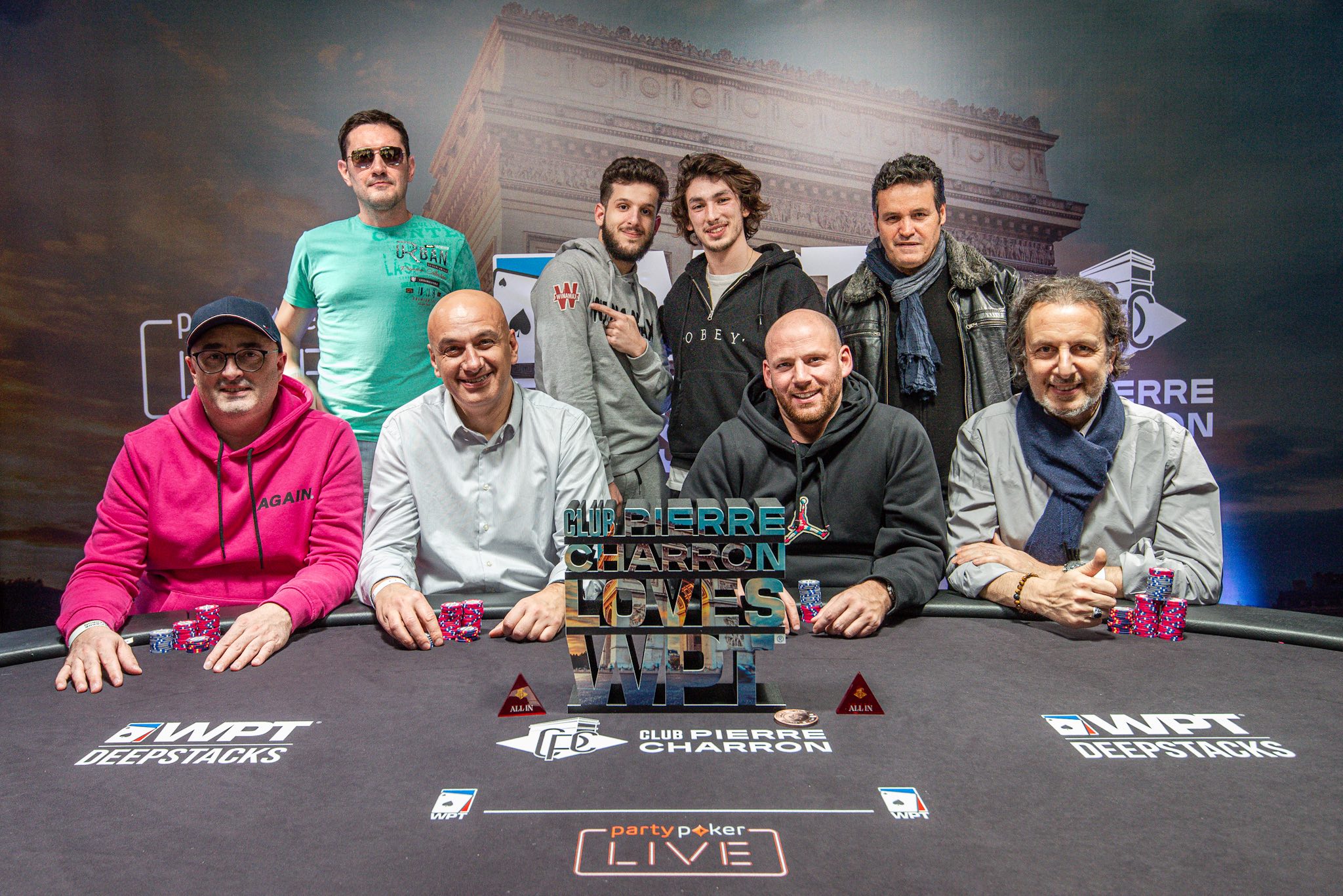 La table finale du festival WPTDeepstacks Paris 2020